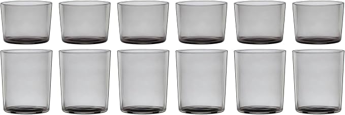 Oneida 895978 Stackables Smoke Drinkware, Set Of 12