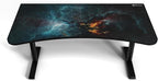 Arozzi Arena Special Edition Ultrawide Curved Gaming and Office Desk with Full Surface Water Resistant Desk Mat Custom Monitor Mount Cable Management Cut Outs - Omega