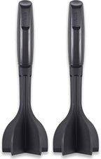 GoodCook Heat-Resistant Nylon Ground Meat Choppers with 5-Blade Heads, Ground Beef and Turkey Mixers and Choppers, Set of 2, Black