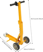 800LBS Zero Turn Mower Lift, Heavy Duty Q235 Steel Lawn Mower Jack, Foot Pedal Operated Lawn Mower Lift Jack for Lawn Mowers/Tractor Repair