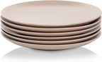 10 Strawberry Street Wazee Matte Coupe Dinnerware, Dinner Plate, Blush, Set of 6