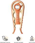 Bottle Opener for Arthritic Hand,Jar Opener for Old People, Children, Women, Those with Weak Hands,Multifunctional Kitchen Gadgets (A-Orange)