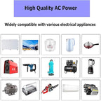 1000W Pure Sine Wave Inverter-48V DC to 110V 120V AC Power Converter with 2 AC Outlets, 48 Volt Power Inverter for Home, Emergency Power