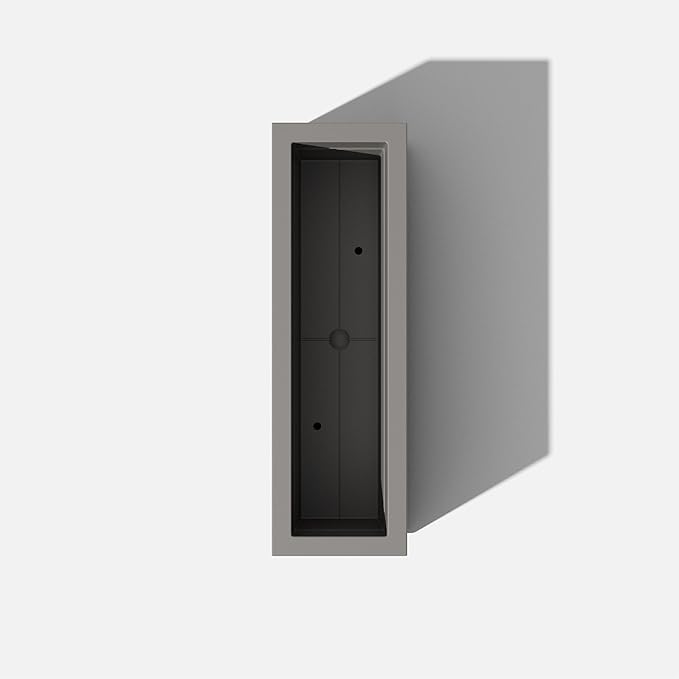 Veradek Block Series Long Box Planter - Large Rectangular Planter for Indoor or Outdoor Patio/Porch | Durable All-Weather Use with Drainage Holes | Modern Décor for Tall Plants, Flowers or Shrubs