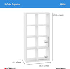 ClosetMaid 8 Cube Storage Shelving Unit, White