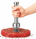 Stainless Steel Meat Tenderizer Tool with 21 Sharp Needles – Blade Tenderizer for Chicken, Beef, Steak – Heavy Duty Meat Pounder Hammer, Easy Grip Kitchen Gadget for Cooking & Chef Tools