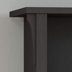 Bush Furniture Salinas Hutch, Desk Attachment with Shelf Storage for Home Office, 60W, Vintage Black