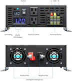 WZRELB 3500W Remote 12V 120V Pure Sine Wave Solar Power Inverter With Remote Control Switch, RBP350012VCRT