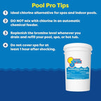 In The Swim 1 Inch Bromine Plus Tablet Sanitizer for Spas, Hot Tubs, or Swimming Pools - Pre-Stabilized, Low Odor, Chlorine Alternative – 3.5 Pounds