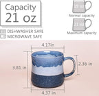 PCS 21 Oz Bosmarlin Large Stoneware Coffee Mug