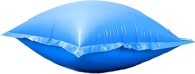 SWIMLINE HYDROTOOLS Air Pillow For Above Ground Pools Cover Winterizing | 4 x 4 ft Cushion Swimming Pool Closing Winter Kit | Cold Resistant Ice Equalizer Thick Pool Pillows Blue | 1144 ACC44