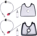 581798001 Fuel Line Assembly + 581798001 Air Filter Kit with Fuel Filter Fit for Husq 125b Fuel Line Kit 125B 125BX 125BVX Husqvarna Handheld Leaf Blower