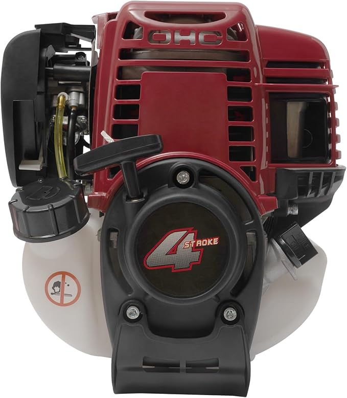 Weed Trimmer/Grass Cutter/Lawn Edger, 35.88CC 0.75KW 8500r 4-Stroke Gasoline Engine with 2 Blade Heads, Goggles & Shoulder Strap