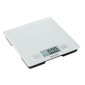 Taylor Compact Glass Kitchen Food Scale, 11 lb Capacity Digital Scale for Baking, Cooking, Meal Prep, Portion Control, Thin Lightweight Design, Easy-to-Read Display, White