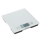 Taylor Compact Glass Kitchen Food Scale, 11 lb Capacity Digital Scale for Baking, Cooking, Meal Prep, Portion Control, Thin Lightweight Design, Easy-to-Read Display, White