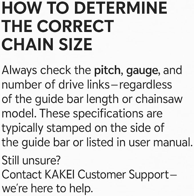 KAKEI DeWalt Pole Saw Chain 8 Inch 3/8" LP Pitch .043" Gauge 34 Drive Links Fits DeWalt 20V DCPS620/DCCS623B, Craftsman CMCCSP20, 79240 - DWO1DT608, R34 (3 Chains) - Semi Chisel