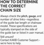KAKEI 36 Inch Chainsaw Ripping Chain 3/8" Pitch .063" Gauge 114 Drive Links Fits Husqvarna, Stihl Models (1 chain) - Semi Chisel