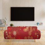 FKELYI Christmas Snow Sofa Slipcover Stretch Sofa Couch Cover for Living Room Non-Slip Furniture Protector Washable Sofa Slipcovers XL
