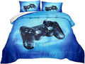 Gaming Comforter for Boys Teen Game Contoller Bedding Set for Kids Down Alternative Comforter for All Season Gamer Home Decor for Comforter Set Twin Size,1 Comforter with 1 Pillowcase