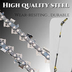 (4PK) 8 Inch Pole Saw Chain Fits for Dewalt DCPS620B DCPS620M1 Chainsaw, 8" Chainsaw Chain Replacement Compatible with Dewalt DCCS623B DCCS623L1 - R34