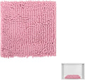 Locker Rug school girl rugs Carpet Chenille 100% Microfiber Locker Carpet with Non Skid Backing Locker Decorations (Pink, 10X10)