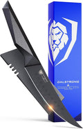 Dalstrong Fillet Knife - 6 inch - Shadow Black Series - Black Titanium Nitride Coated - High Carbon 7CR17MOV-X Vacuum Treated Steel - Meat, Boning Knife - Sheath - NSF Certified