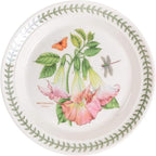 Portmeirion Exotic Botanic Garden 8.5" Salad Plate, Arborea - Traditional British Ceramic Dish, Made in England, Dishwasher & Microwave Safe - Floral Tableware for Dining & Entertaining