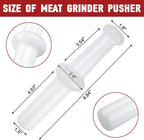 Meat Grinder Pusher Tool for Kitchenaid Lem Meat Sausage Food Grinders, Meat Grinder Plunger Pusher Length 9.8" Stuffing End OD 1.5"- Kitchen Food Grinder Attachment (1 Pcs)