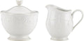 Lenox French Perle Sugar and Creamer, White -, 2.60 LB