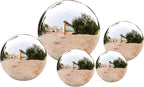 Stainless Steel Gazing Globe Mirror Ball (10inch,Silver)