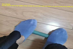 Silicone Rolling Pin Stainless Steel Inner Core Non Stick Rolling Pin Blue