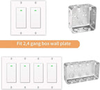 Smart Switch, WiFi Smart Light Switch Compatible with Amazon Alexa and Google Home, Neutral Wire Needed, with Remote Control, Timing Schedule, No hub Required MK36 (1Pack)