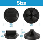 RQYEKDO Garbage Disposal Splash Guards 3 1/8 Inch，Rubber Garbage Disposal Drain Plugs and Covers, Food Waste Disposal Stopper Accessories for Waste King, Whirlaway,Sinkmaster and GE Models