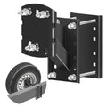 Qualward Spare Tire Mount Bracket for Trailer & Carrier - 300lbs Capacity, Fits 4 & 5 & 6 Lugs Wheels on 4, 4.25, 4.5, 4.75, 5 o