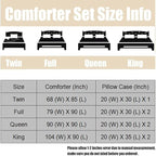 kxry Purple Flower Comforter Sets Bedding Sets Twin Size Comforter Set for Girls Women Kids 1 Comforter + 1 Pillow Case