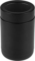 TAHOE TRAILS Stainless Steel 12oz Vacuum Insulated Can and Bottle cooler| Double Wall Can Cooler For Cans and Bottles | Copper Plated Can Chiller and Metal Cooler | Black