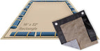Buffalo Blizzard Supreme Plus 16 ft x 32 ft Rectangular Winter Pool Cover | Tan/Silver | Heavy Duty for Above Ground Swimming Pools | Easy Install | Cold & UV Resistant | Seasonal Debris Protection
