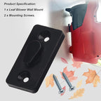 Leaf Blower Wall Mount Compatible with Milwaukee Leaf Blower M18 2724-20 2724-21, Plastic Wall Holder use for Hanging Leaf Blower - Mounting Bracket