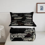 Tank Comforter Set Queen, War Theme Bedding Set, Soldier Dirt Bike Camouflage Army Acting Down Comforter For Kid Boy Teen Men,Camo Vintage Style Quilt Set, Military Vehicle Duvet Set Room Decor