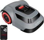 Redkey MGC500 Robot Lawn Mower with 390ft Boundary Wires for 0.12 Acre (1/8 Acre), 45% Slope, 70Mins Runtime, Auto Recharge, Automatic Robotic Lawn Mower w/Precise Location & Breakpoint Detection