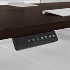 Bush Business Furniture Move 60 27-48-Inch Adjustable Desk, Black Walnut/Cool Gray Metallic (M6S6030BWSK)