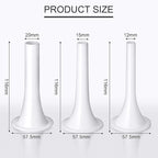 Mudder Sausage Stuffer Manual Maker Plastic Meat Filler Funnel Tubes Filling Tool for Hand Operated Food Grinder for Holiday Household Use