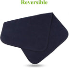 UKELER Montessori Mat Holder for Toddlers Babies Children Cotton Working Rug for Nursery Preschool Kindergarten, 23.6''×31.5'', Navy Blue
