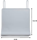 Silicone Placemat with Table Edge Bumper for Baby Toddler Suction Cup Safety Mat (Slate Grey)