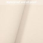 Leather Desk Mat - 18x36 Inch Waterproof Easy to Clean Can Conceal Flaws Protector The Table Top from Scratches Used for Coffee Table Office Table Dresser(Off White+Light Gray 18x36)