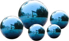 Stainless Steel Blue Gazing Mirror Ball,10inch
