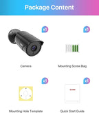 ZOSI 1080p HD-TVI Home Security Camera with Audio,Built-in Mic,Night Vision,1920TVL 2MP Outdoor CCTV Cam Only Compatible with ZOSI 3K Lite Analog DVR