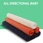 Montessori Mat Holder for Toddlers Babies Children Cotton Working Rug for Nursery Preschool Kindergarten, 23.6''×15.8'', Off-White