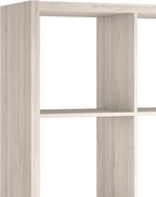 ClosetMaid 4584 Decorative Open Back 8-Cube Storage Organizer, Bleached Walnut