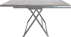Origami Modern 2 in 1 Shelf to Table Style, Organizer Deco Rack Magically Turn to a Table/Desk in a Second,Fully Assembled, Platinum/Gray US Patent Pending (STT-PLAGRY)